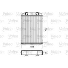 Ψυγείο Καλοριφέρ DACIA DOKKER 2014 - VALEO 811553
