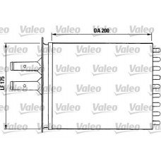 Ψυγείο Καλοριφέρ FIAT PUNTO 1994 - 1999 ( 176 ) VALEO 812081