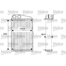 Ψυγείο Καλοριφέρ RENAULT MEGANE 2002 - 2005 VALEO 812247