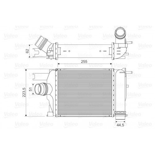 Ψυγείο Intercooler DACIA DUSTER 2010 - 2013 VALEO 818609