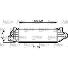 Ψυγείο Intercooler FORD TRANSIT 2000 - 2006 ( FA_ _ ) VALEO 818802
