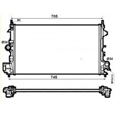 ΨΥΓΕΙΟ 1.6-1.8 ΒΕΝΖΙΝΗ (650x405) (VALEO) FIAT CROMA 2005 - 2009 ( 194 ) VALEO 293106340