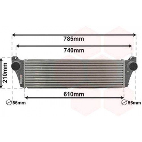 Ψυγείο Intercooler MERCEDES VITO 2010 - 2015 ( W639 ) 526006220