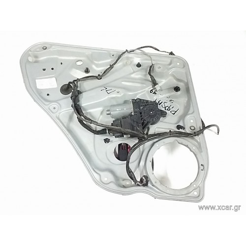 Γρύλος Παραθύρου Ηλεκτρικός Με Μοτέρ Με Πλαίσιο VW PASSAT 1997 - 2000 ( 3B2 ) VOLKSWAGEN Πίσω Αριστερά 3B5839755