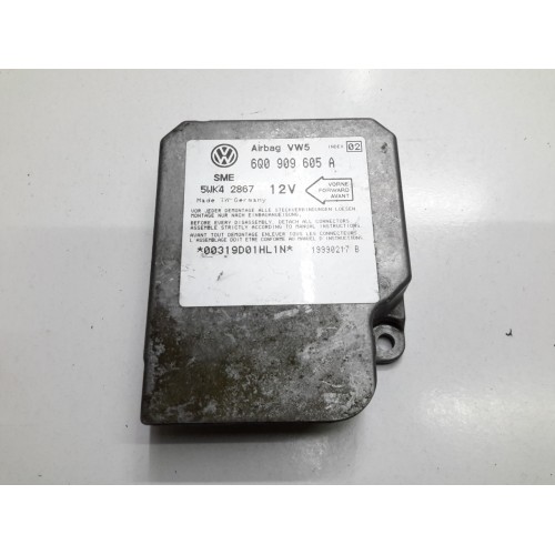 Εγκέφαλος Αερόσακων Κλειδωμένο VW GOLF 1998 - 2004 ( Mk4 ) VOLKSWAGEN 6Q0909605A Εγκέφαλος Αερόσακων Κλειδωμένο VW GOLF 1998 - 2004 ( Mk4 ) VOLKSWAGEN 6Q0909605A