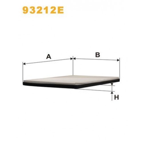 Φίλτρο αέρα εσωτερικού χώρου NISSAN MURANO 2008 - 2011 ( Z51 ) WIX FILTERS 93212