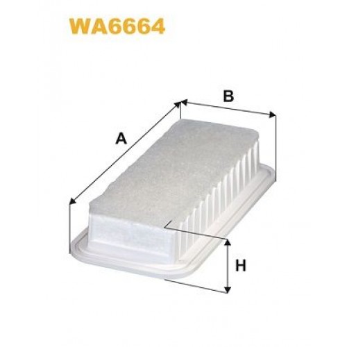 Φίλτρο αέρα TOYOTA YARIS 2003 - 2006 ( XP10 ) WIX FILTERS WA6664