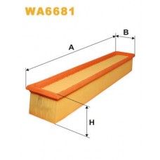 Φίλτρο αέρα MERCEDES C CLASS 2000 - 2003 ( W203 ) WIX FILTERS WA6681