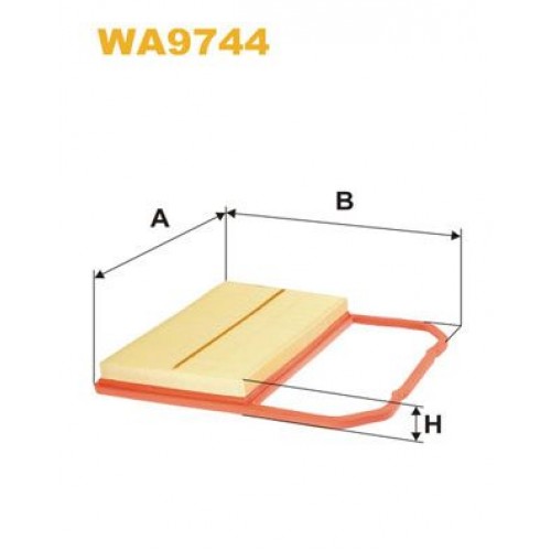 Φίλτρο αέρα VW POLO 2009 - 2014 ( 6R ) WIX FILTERS WA9744