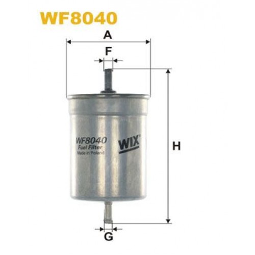 Φίλτρο καυσίμων NISSAN PRIMERA 1990 - 1993 ( P10 ) WIX FILTERS WF8040