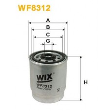 Φίλτρο καυσίμων VOLVO S60 2005 - 2009 WIX FILTERS WF8312