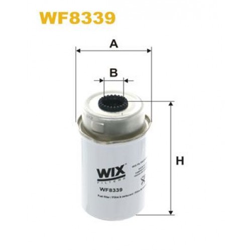 Φίλτρο καυσίμων FORD TRANSIT 2000 - 2006 ( FA_ _ ) WIX FILTERS WF8339