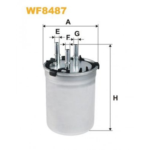 Φίλτρο καυσίμων AUDI A1 2010 - 2015 WIX FILTERS WF8487 Φίλτρο καυσίμων AUDI A1 2010 - 2015 WIX FILTERS WF8487