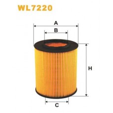 Φίλτρο λαδιού BMW X3 2004 - 2007 ( Ε83 ) WIX FILTERS WL7220