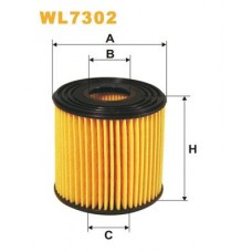 Φίλτρο λαδιού NISSAN ALMERA 2000 - 2002 ( N16 ) WIX FILTERS WL7302