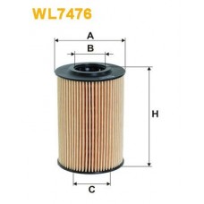 Φίλτρο λαδιού VW GOLF 2008 - 2013 ( Mk6 ) WIX FILTERS WL7476