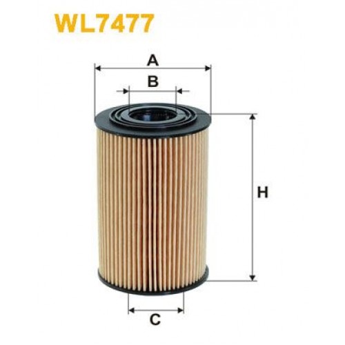 Φίλτρο λαδιού HYUNDAI ACCENT 2006 - 2011 ( MC ) WIX FILTERS WL7477
