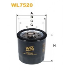 Φίλτρο λαδιού RENAULT FLUENCE 2013 - WIX FILTERS WL7520