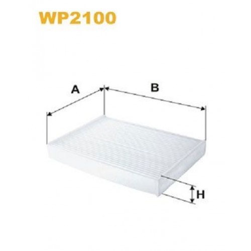 Φίλτρο αέρα εσωτερικού χώρου DACIA DOKKER 2014 - WIX FILTERS WP2100 Φίλτρο αέρα εσωτερικού χώρου DACIA DOKKER 2014 - WIX FILTERS WP2100