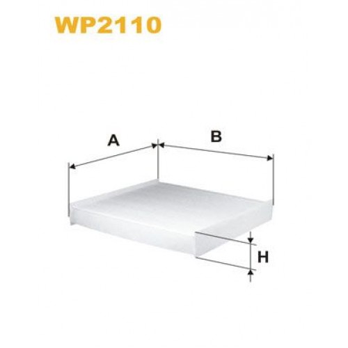 Φίλτρο αέρα εσωτερικού χώρου RENAULT CLIO 2013 - 2016 WIX FILTERS WP2110 Φίλτρο αέρα εσωτερικού χώρου RENAULT CLIO 2013 - 2016 WIX FILTERS WP2110
