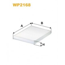 Φίλτρο αέρα εσωτερικού χώρου AUDI A4 2015 - ( 8W, B9 ) WIX FILTERS WP2168