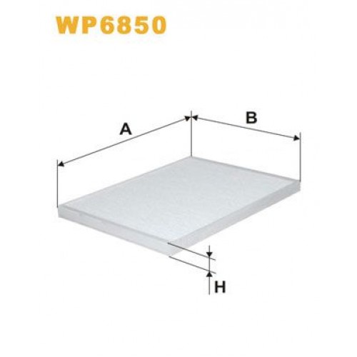 Φίλτρο αέρα εσωτερικού χώρου LANCIA K 1994 - 2000 WIX FILTERS WP6850