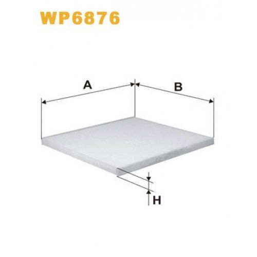 Φίλτρο αέρα εσωτερικού χώρου FIAT PALIO 1999 - 2004 ( 178DX ) WIX FILTERS WP6876