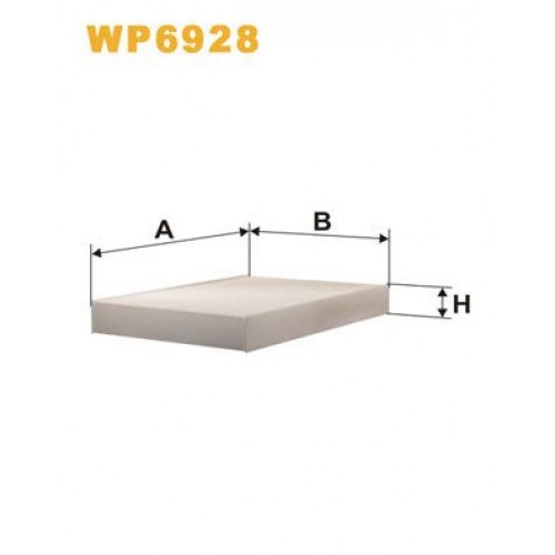 Φίλτρο αέρα εσωτερικού χώρου RENAULT CLIO 2001 - 2005 WIX FILTERS WP6928 Φίλτρο αέρα εσωτερικού χώρου RENAULT CLIO 2001 - 2005 WIX FILTERS WP6928