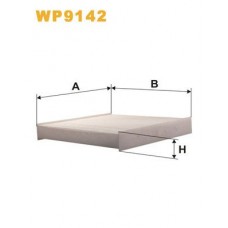 Φίλτρο αέρα εσωτερικού χώρου PEUGEOT PARTNER Combispace 1996 - 2002 WIX FILTERS WP9142