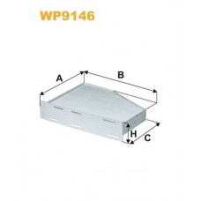 Φίλτρο αέρα εσωτερικού χώρου VW GOLF 2004 - 2008 ( Mk5 ) WIX FILTERS WP9146