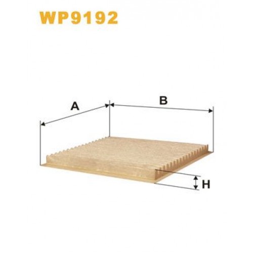 Φίλτρο αέρα εσωτερικού χώρου TOYOTA YARIS 2003 - 2006 ( XP10 ) WIX FILTERS WP9192