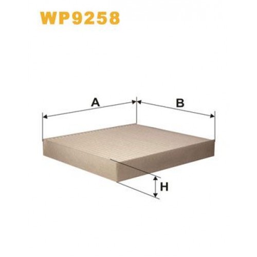 Φίλτρο αέρα εσωτερικού χώρου SUBARU IMPREZA 2001 - 2004 WIX FILTERS WP9258 Φίλτρο αέρα εσωτερικού χώρου SUBARU IMPREZA 2001 - 2004 WIX FILTERS WP9258