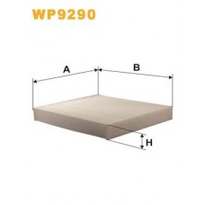 Φίλτρο αέρα εσωτερικού χώρου TOYOTA AVENSIS 2009 - 2012 ( T270 ) WIX FILTERS WP9290