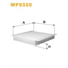 Φίλτρο αέρα εσωτερικού χώρου SUZUKI SWIFT 1989 - 1992 ( SF ) WIX FILTERS WP9320