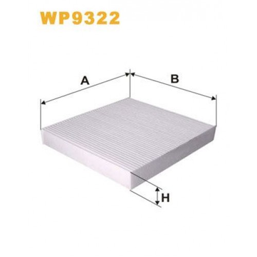 Φίλτρο αέρα εσωτερικού χώρου MITSUBISHI LANCER 2008 - ( CX/CY ) WIX FILTERS WP9322 Φίλτρο αέρα εσωτερικού χώρου MITSUBISHI LANCER 2008 - ( CX/CY ) WIX FILTERS WP9322