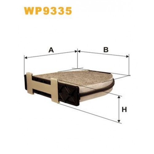 Φίλτρο αέρα εσωτερικού χώρου MERCEDES C CLASS 2000 - 2003 ( W203 ) WIX FILTERS WP9335