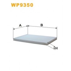 Φίλτρο αέρα εσωτερικού χώρου NISSAN QASHQAI 2007 - 2010 ( J10 )( JJ10 ) WIX FILTERS WP9350