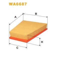Φίλτρο αέρα VW FOX 2005 - 2012 ( 5Z1 ) WIX FILTERS WA6687