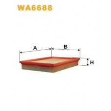 Φίλτρο αέρα VW GOLF 2004 - 2008 ( Mk5 ) WIX FILTERS WA6688