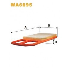 Φίλτρο αέρα VW NEW BEETLE 2005 - 2011 ( 9C1 ) WIX FILTERS WA6695