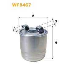 Φίλτρο καυσίμων MERCEDES C CLASS 2007 - 2011 ( W204 ) WIX FILTERS WF8467