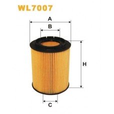 Φίλτρο λαδιού VW GOLF 1992 - 1998 ( Mk3 ) WIX FILTERS WL7007