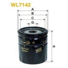 Φίλτρο λαδιού ROVER 200 1990 - 1993 ( XW ) WIX FILTERS WL7142