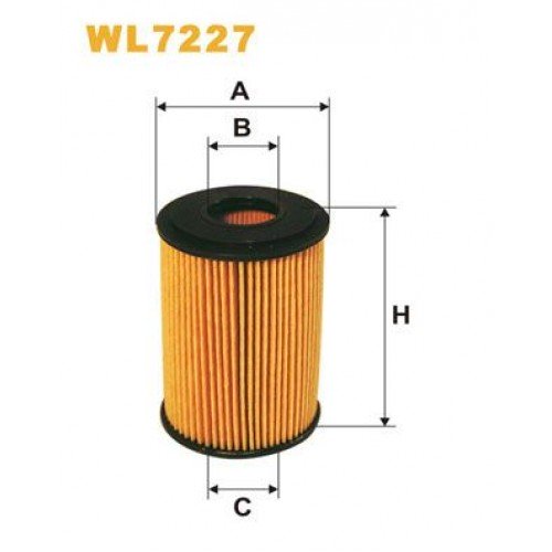 Φίλτρο λαδιού MERCEDES A CLASS 2001 - 2004 ( W168 ) WIX FILTERS WL7227 Φίλτρο λαδιού MERCEDES A CLASS 2001 - 2004 ( W168 ) WIX FILTERS WL7227