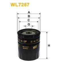Φίλτρο λαδιού VW LUPO 1998 - 2005 ( 6X1 - 6E1 ) WIX FILTERS WL7257