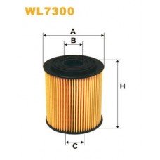 Φίλτρο λαδιού MINI COOPER 2002 - 2004 WIX FILTERS WL7300