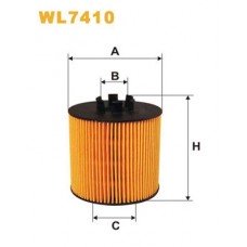 Φίλτρο λαδιού VW GOLF 2004 - 2008 ( Mk5 ) WIX FILTERS WL7410