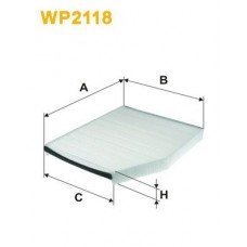 Φίλτρο αέρα εσωτερικού χώρου WIX FILTERS WP2118