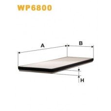 Φίλτρο αέρα εσωτερικού χώρου OPEL CORSA 1993 - 2000 ( B ) WIX FILTERS WP6800