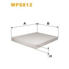 Φίλτρο αέρα εσωτερικού χώρου VW GOLF 1992 - 1998 ( Mk3 ) WIX FILTERS WP6812